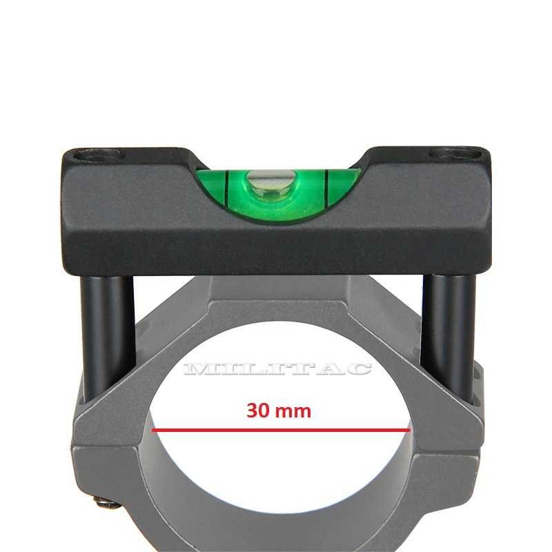 Wasserwaage mit 25,4mm / 30mm Ø für Zielfernrohr-Ring